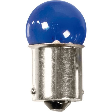 12V Blue Dyed Glass, Lampada sferica - (R5W) - 5W - BA15s - 2 pz - Scatola (1/4)
