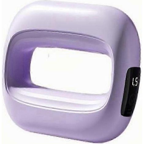 Multifunktionaler Massagering für Taille, Bauch und Faszien, verstellbarer Vibrationsmassager (lila) (1/5)