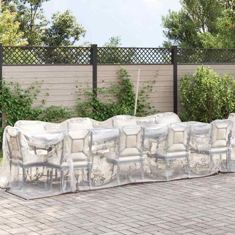 Bâche de protection - Bâche de jardin transparente avec œillets 4x5 m polyéthylène fr1240 - Maison La Vie (1/5)