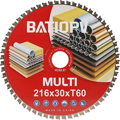 Kreissägeblatt 216 30 mm Holz 216 x 30mm Multi Multi - Feinschnitt (1/5)
