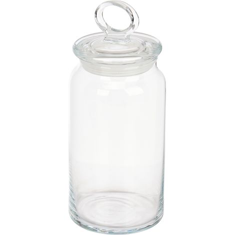 Contenitore in vetro per caramelle da 1,13 l, con chiusura a chiave. (1/5)