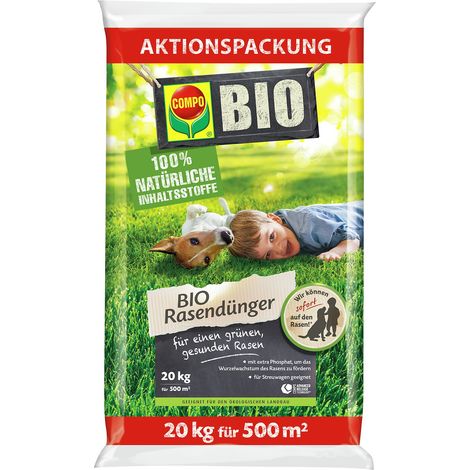 COMPO BIO Rasendünger Aktion 20 kg