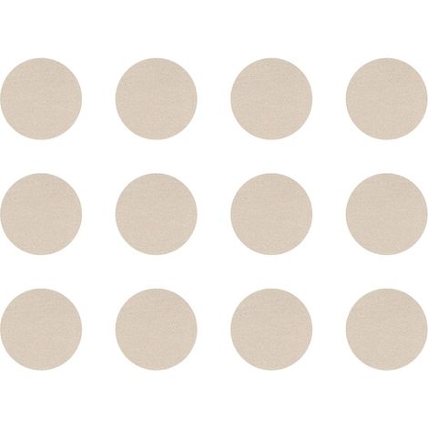 12x Cache vis adhésif autocollant diamètre 40mm protection bouchon trou obturateur meuble table chaise maison, Cachemire