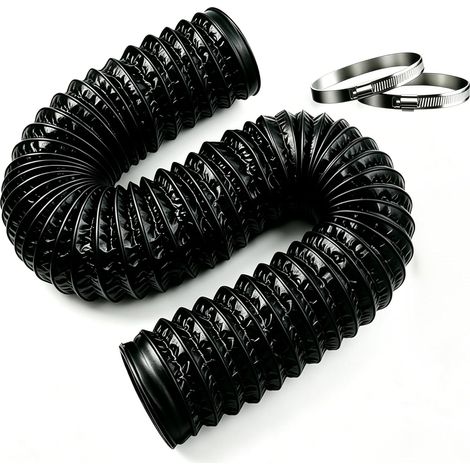 Ventilation Hose 150 mm, 6 m PVC Aluminium Exhaust Pipe for Air Extractor, Air Conditioning, Dryer, Hood (1/5)