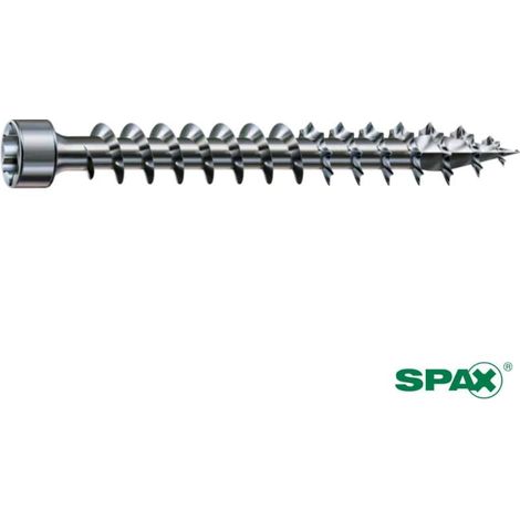 Vis à Bois SPAX TC Réduite T-STAR plus T30 6X120 Acier Cémenté Trempé WIROX avec Pointe 4CUT (1/2)