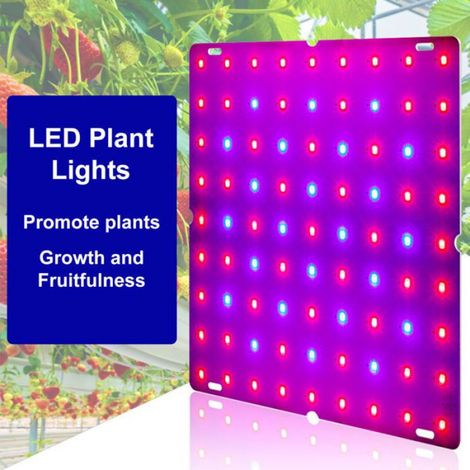Panneau LED Quantum Panel, spectre rouge bleu, lampe croissance pour plantes intérieur, culture hydroponique (1/5)