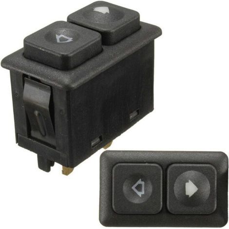 Pair Interrupteur De Fenêtre De Voiture électrique, Interrupteur De Commande De Fenêtre électrique à 5 Broches Compatible avec BMW E23 E24 E28 E30 61311381205