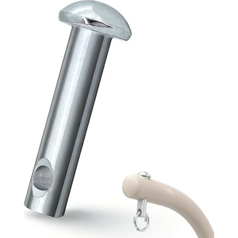 Mandrin de sécurité avec goupille pour fauteuil suspendu, hamac et balançoire, broche de montage robuste, fixation stable pour sièges suspendus, idéal pour la maison, le jardin, le balcon et l'espace (1/5)