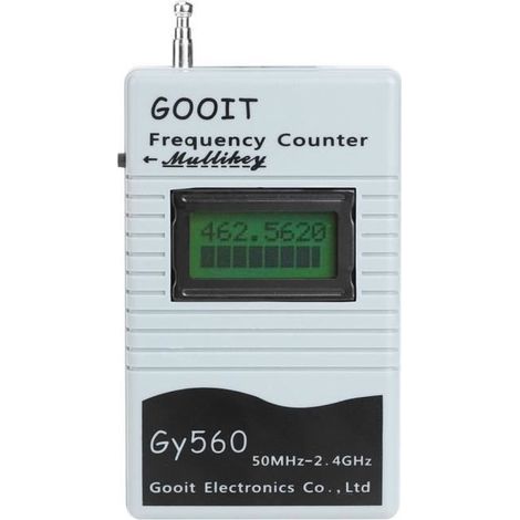 GY560 Tragbares Frequenzmessgerät 50 MHz bis 2,4 GHz – Zweiwege-Funkfrequenzmessgerät für Boot und Auto (1/3)