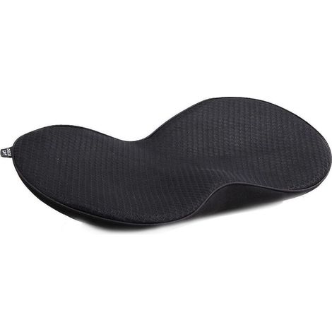 Coussin de voiture mini, petit coussin, rehausseur de dossier, utilisable en toutes saisons, avec coussin de conduite intégré, petit format, noir (1/4)