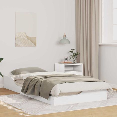 Estructura de cama 90 x 200 cm Madera de pino macizo vidaXL (1/5)