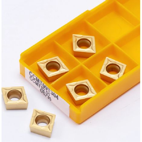 SET 10 INSERTI UTENSILI TORNIO CCMT09T304 US735 - MITSUBISHI - PLACCHETTE