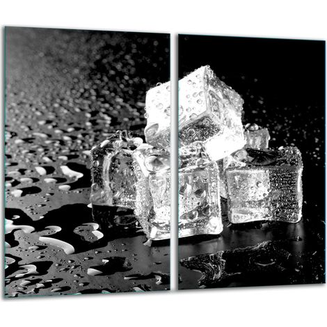 Tabla de cortar de vidrio 2x 30x52 ICE (1/5)