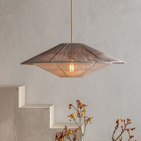 [GEBRAUCHT] B-Ware Good & Mojo Hängelampe Hängeleuchte Lumbini LED Pendelleuchte Lampe hellgrau (1/2)
