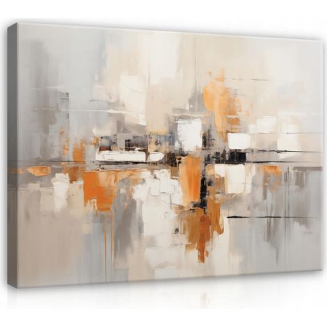 Peinture abstraite pour salon chambre  coucher sur toile Murale moderne 120x80