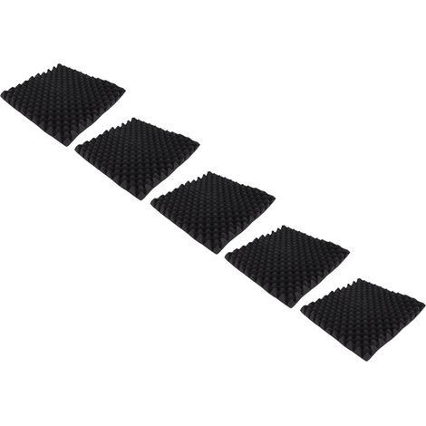 5-teiliges Set aus Akustikpaneelen, Studio-Schalldämmkeilen aus Schaumstoff, Dämm- und Lärmminderungsmaterialien (1/5)