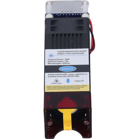 Kit module laser avec protection oculaire, spot compressé pour machine de micro-gravure 12 V 450 nm 5 W 20 W