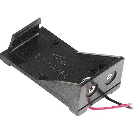 Velleman BH9V Batteriehalter 1x 9 V Block Kabel (L x B x H) 55 x 31 x 20 mm