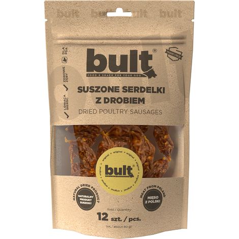 FRIANDISES NATURELLES POUR CHIENS BULT SANDWICHS AU POULET 12 pcs. (1/2)