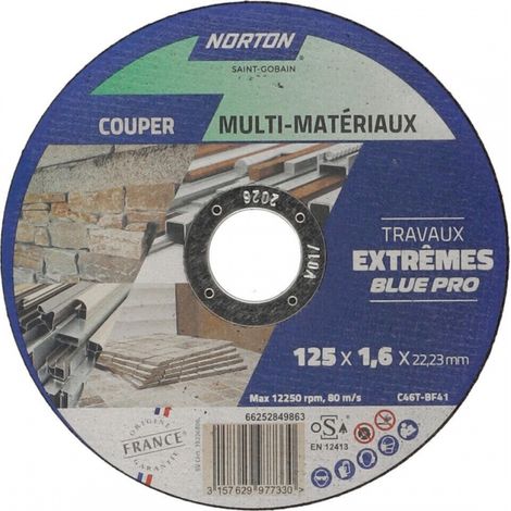 Set di 3+1 dischi NORTON 125x1,6 tutti opachi NORTON