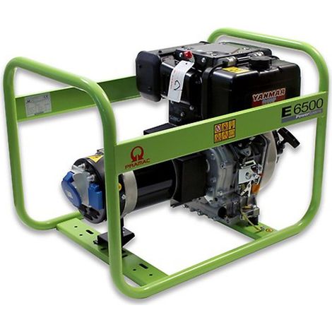 Groupe électrogène diesel monophasé E6500 - Pramac