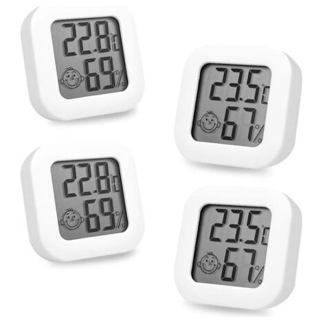 4-teiliges Innenthermometer mit Komfortanzeige, für Schlafzimmer -wj-THERMOMETER (1/5)
