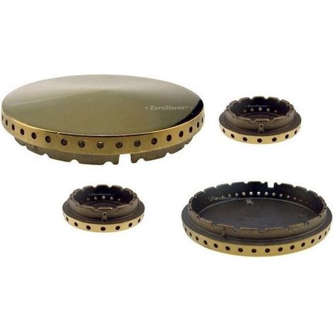 SPARTIFIAMMA IN OTTONE ADATTI A INDESIT PER CUCINA A GAS 2 PICCOLI  L 2701 /2 /3 (1/2)