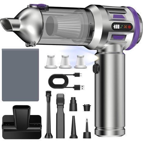 Akku-Handstaubsauger 26000 Pa 4-in-1 mit Digitalanzeige und Selbsterleerung (1/5)