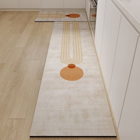 Wakakusa 5020cm (terre de diatomées) Tapis de sol de cuisine, tapis ménager long, facile à nettoyer, tapis de sol en terre de diatomées, absorbant et antidérapant (1/4)