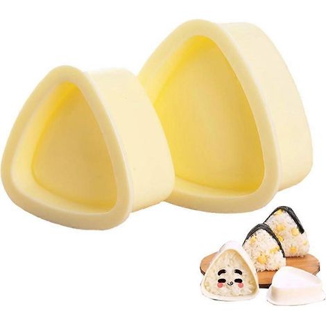 Moule à sushi triangulaire en polypropylène antiadhésif de qualité alimentaire, facile à nettoyer (1/5)