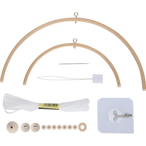 Wind Chime Kit DIY Handcraft Chimes Bells Wood Baby Crib Mobile Wind Chime Pendant (1/5)