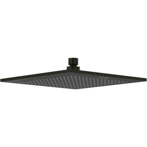 villeroy boch Villeroy & Boch Universal Showers Soffione doccia a pioggia, 250x250x56mm, TVC000002000, Squadrato, Matt Black, TVC000002000K5