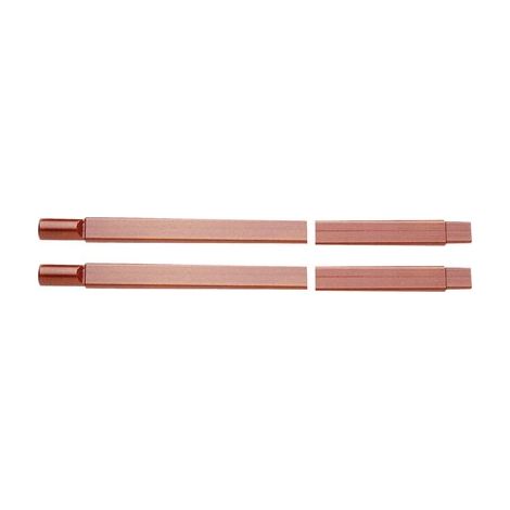 ASTE X SERRATURA ESTERNE 93291 MOTTURA - VERNICIATE DRITTE TRIPLICI MM 10X20 CF=PZ 2- 1 confezioni