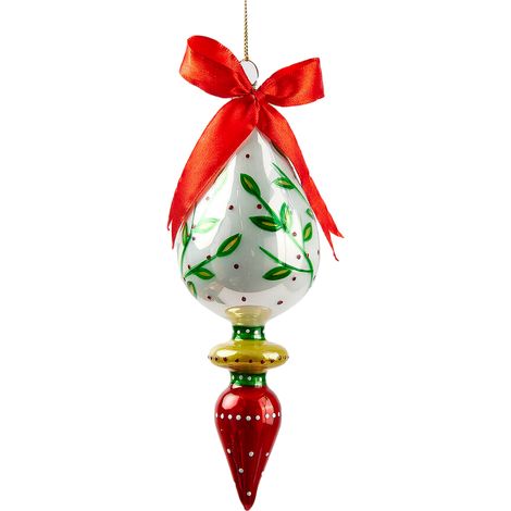 Pendaglio per albero di Natale "Fuso Rami" da 18,5 x 6 cm