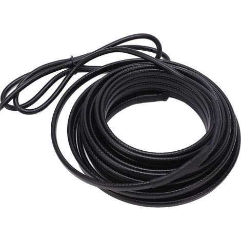 Ortviai Câble chauffant autorégulant pour tuyaux 10 m, étanche IP68, prise UK 220 V, protection contre le gel