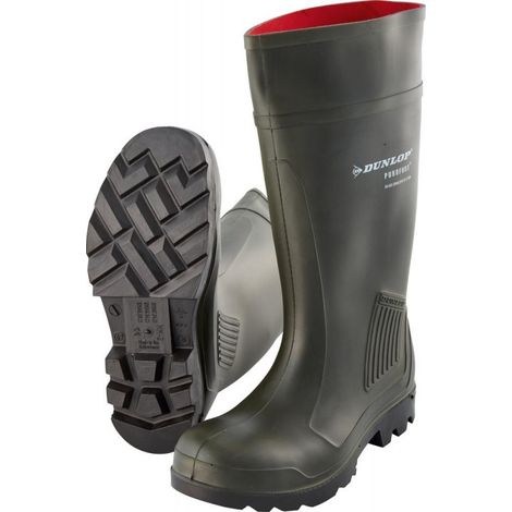 Botas de seguridad Purofuerte -Professional-, S5 CI T39 verde/negro (1/5)