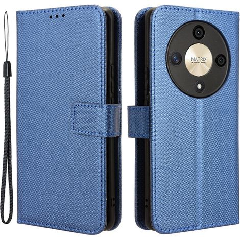 Custodia a libro/portafoglio magnetica intelligente per Honor Magic 6 Lite 5G, colore blu. (1/5)