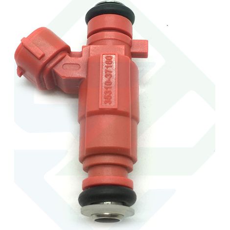 Fuel injectors 35310-37160 are compatible with Hyundai Elantra, Kia Rio, Cerato 1.6 and Hyundai Tucson. (1/5)