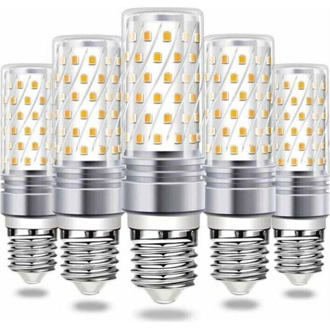 LED-Maiskolbenlampe E27, 16 W, 6000 K warmweiß, 900 lm, helle Pendelleuchte (230 V), 360°-LED-Abstrahlwinkel, 5er-Pack