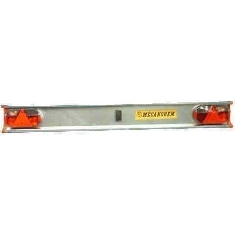 Imline – Rampe de feu arrière 1,95m – Signalisation remorque et caravane – Résistante aux intempéries – Installation rapide sans outils (1/2)