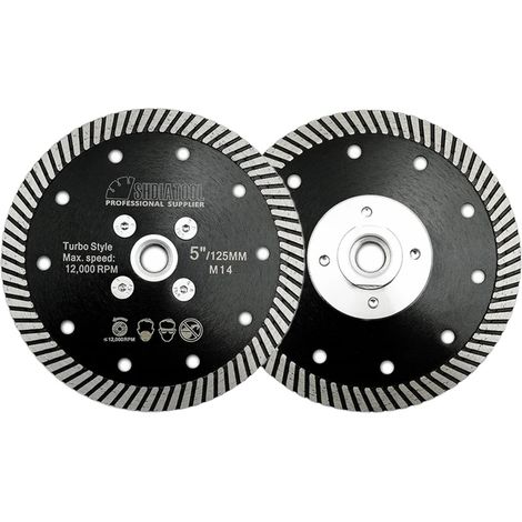 Lame de scie circulaire, matériau en diamant, capacité de coupe rapide, 2Pcs (1/2)