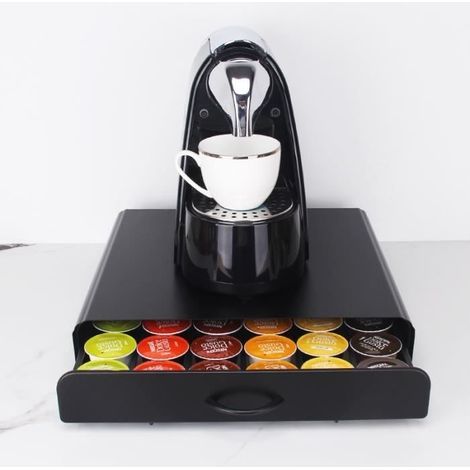 Porte Capsule Dolce Gusto - Support Porte Capsules de Café - Capacité 36 Capsules - Porte Dosette de Café, Tiroirs de Rangement. (1/4)