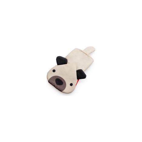 Manique balvi woof polyester silicone beige 34x16x4 cm