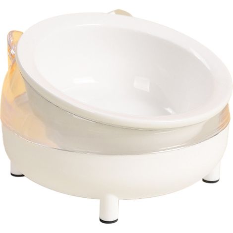 Gamelle en céramique pour chiens et chats, protection des vertèbres cervicales, antidérapante, amovible, avec ouverture oblique. (1/4)