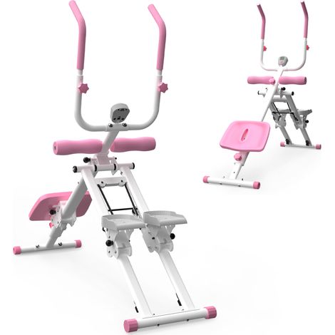 Appareil 2-en-1 Escalier et Abdominaux Pliable pour Entraînement Complet à Domicile (1/5)