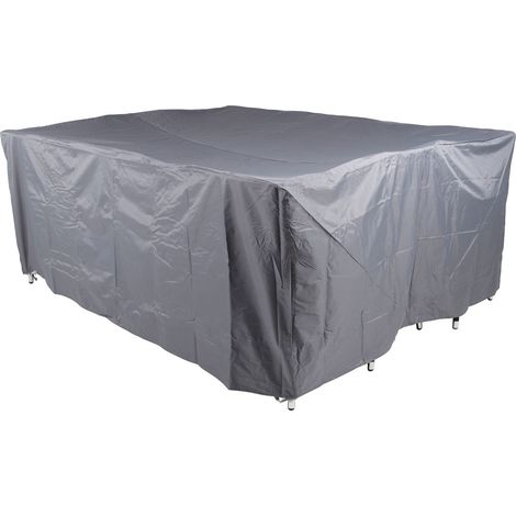 Furnco Abdeckung für gartenmöbel 130 x 210 x 160 cm grau. (1/4)