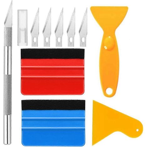 Kit d'outils pour la pose de film teinté vinyle sur vitres de véhicules (1 kit)-12.6X5.8cm (1/3)