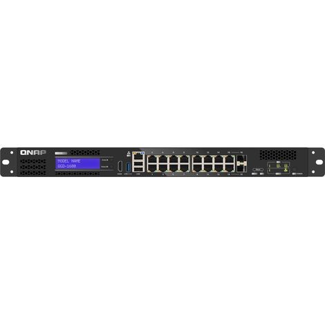 QNAP QGD-1600 Géré Gigabit Ethernet (10/100/1000) 1U Noir, Gris (1/4)