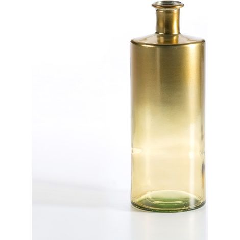 Vase 15x15x40 Cristal Or
