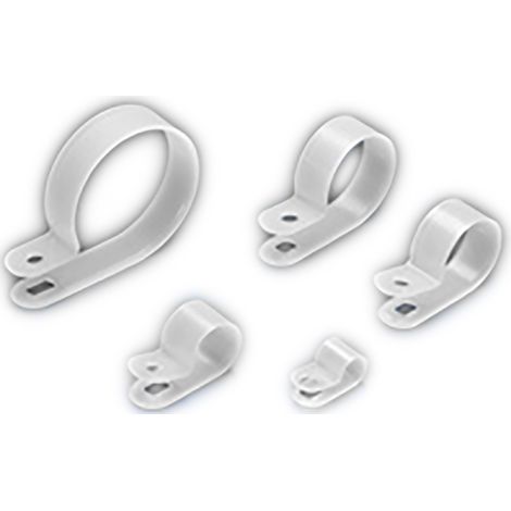 Serre-câble à visser, Ø max 6.4mm en Nylon ( Prix pour Sachet de 100 )